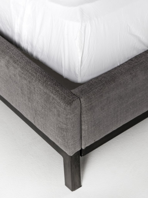 Newhall Bed Harbor Grey Upholstery