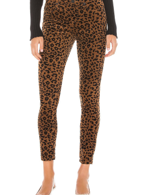 Blank Nyc The Reade Corduroy Leopard Crop Skinny Pant