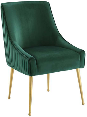 Bryan Braided Soft Velvet Dining Chair