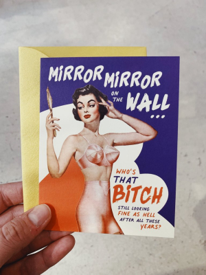 Mirror Fine Card