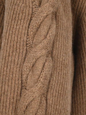 Jw Anderson Cable Insert Turtleneck Knitted Jumper