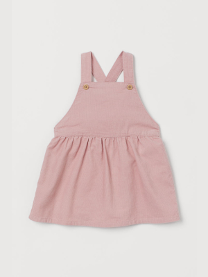 Corduroy Overall Dress