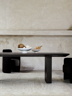 Van Charcoal Wood Dining Table