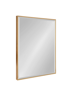 22.75" X 28.75" Rhodes Framed Wall Mirror Gold - Kate And Laurel