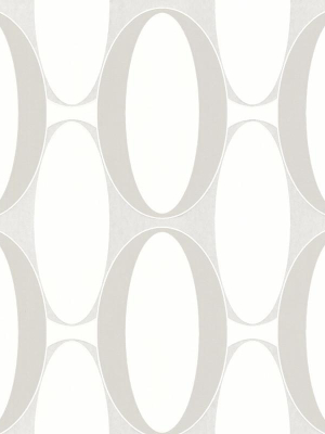 Geometric Wallpaper In Grey And Ivory Design By Bd Wall