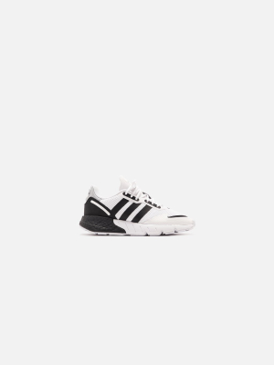 Adidas Zx 1k Boost Junior - Footwear White / Core Black / Halo Silver