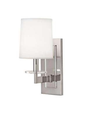 Alice Single Sconce Polished Nickel