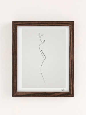 Urban Outfitters Quibe One Line Nude Art Print - Kedenza