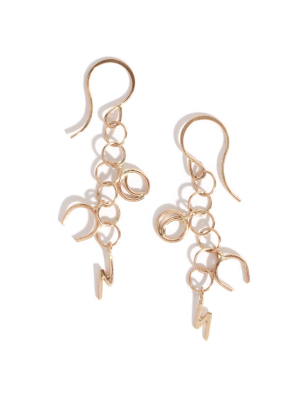 Celestial Charm Drop Earrings