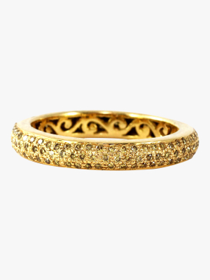 Yellow Diamond Tyre Ring