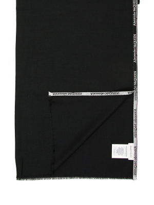 Alexander Mcqueen Logo Scarf