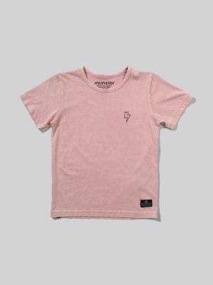 Munsterkids Blindside Tee - Washed Dusty Pink