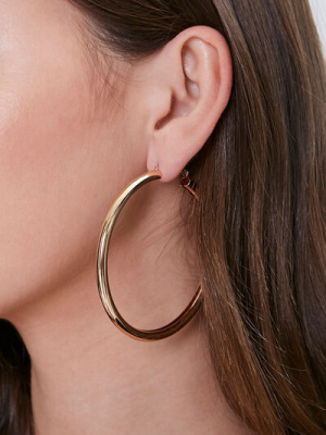 Smooth Hoop Earrings