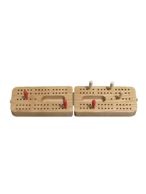 Cherry Folding Cribbage Board