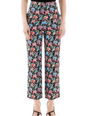 Paco Rabanne Floral Print Pants