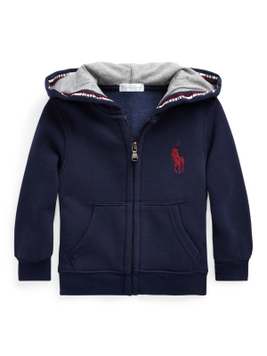 Cotton-blend-fleece Hoodie