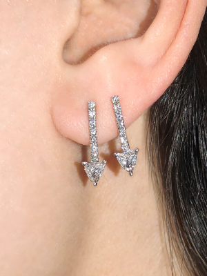 Thelma & Lousie Arrow Diamond Earrings