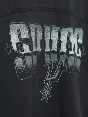 Women's Spurs Courtside Cropped Tee