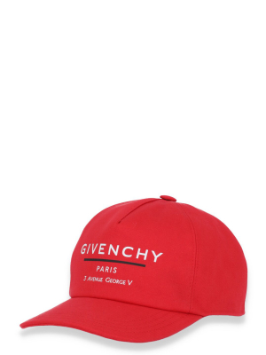 Givenchy Kids Logo Printed Baseball Cap