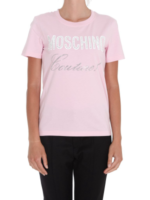 Moschino Stud Embellished Crewneck T-shirt