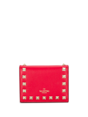 Valentino Garavani Rockstud Folded Wallet