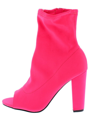 Mania45 Neon Pink Women's Boot