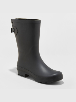 Women's Vicki Mid Calf Rubber Rain Boots - A New Day™