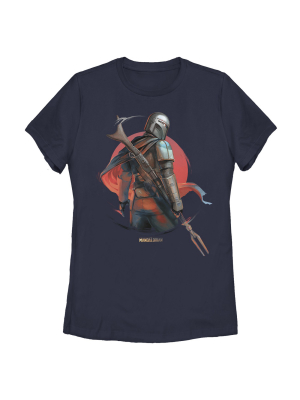 Women's Star Wars The Mandalorian Dusty Sunset T-shirt