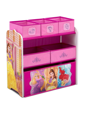 Disney Princess Design And Store 6 Bin Toy Organizer - Delta Children