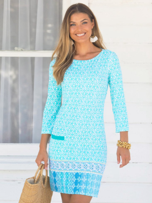 Coastal Cottage Cabana Shift Dress