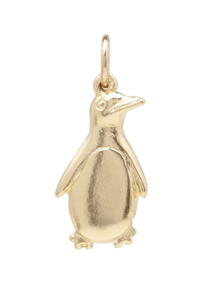 Flat Penguin Mini Charm