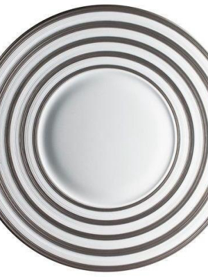 Hemisphere Platinum Stripe Dinner Plate