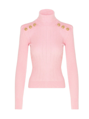 Balmain Roll-neck Knit Jumper