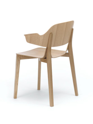 Leaf Bentwood Armchair By Ton