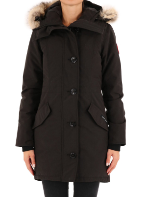 Canada Goose Rossclair Fur Trim Hooded Parka