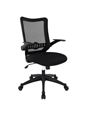 Office Chair Midnight Black - Modway