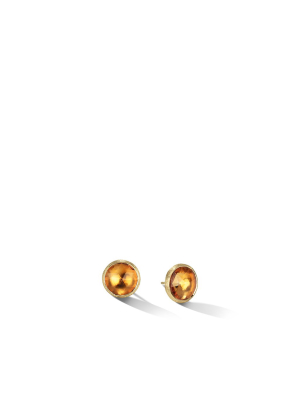 Marco Bicego® Jaipur Color Collection 18k Yellow Gold And Citrine Large Stud