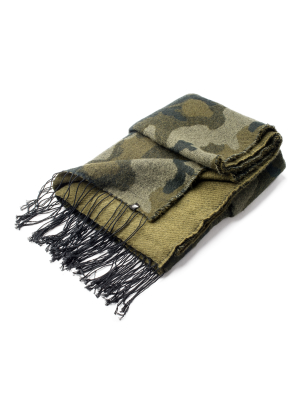 Storm Camo Woven Scarf