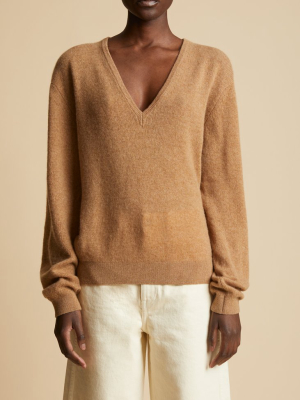The Sam Sweater In Camel