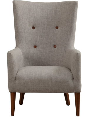 Dora Beige Linen Chair