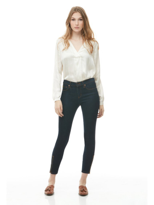 Rachel Ankle Skinny Jeans / Rinse Indigo