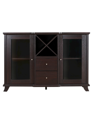 Antonette Transitional Multi-storage Dining Buffet Cappuccino - Homes: Inside + Out