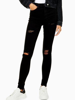 Black Super Rip Jamie Skinny Jeans