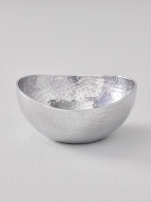 Soft Hammered Metal Serveware