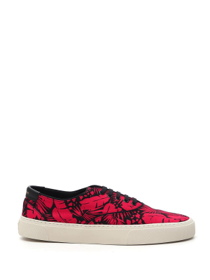 Saint Laurent Printed Low-top Sneakers