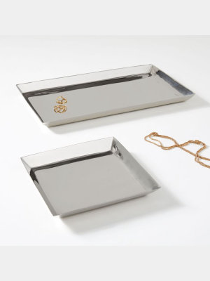 Foundations Metal Trays - Nickel