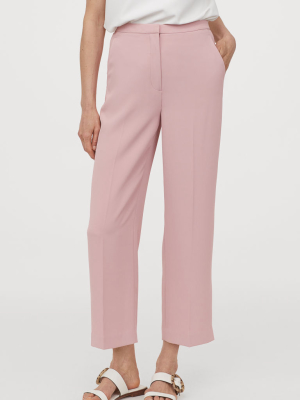 Ankle-length Suit Pants