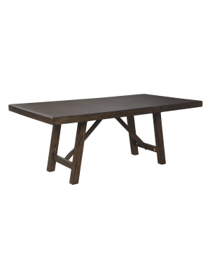 Rokane Rectangular Dining Room Extension Table Brown - Signature Design By Ashley