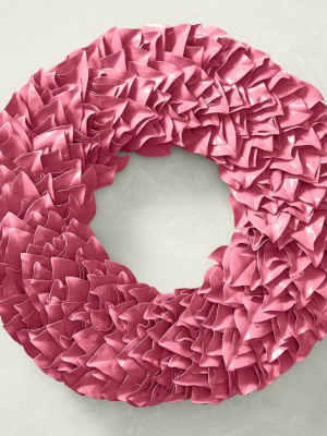 Pink Lacquered Wreath