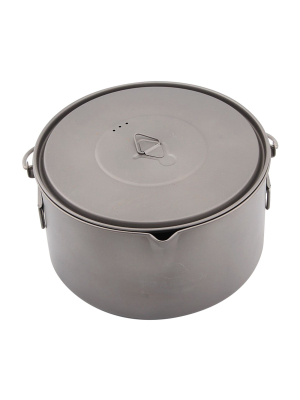 Toaks Titanium 2000ml Outdoor Camping Cook Pot With Bail Handle Pot-2000-bh